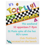 Totally 80's flyers