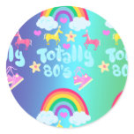 Totally 80's Rainbow Motto Sticker