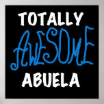 Totally Awesome Abuela Blue Tshirts and Gifts Print