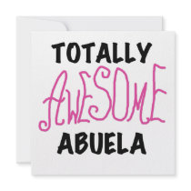 Totally Awesome Abuela Pink Tshirts and GIfts