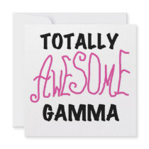 Totally Awesome Gamma Pink Tshirts and Gifts