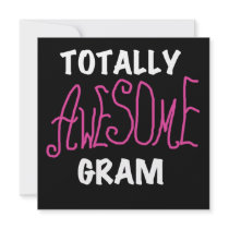 Totally Awesome Gram Pink Tshirts and Gifts