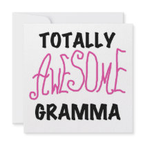Totally Awesome Gramma Pink Tshirts Gifts