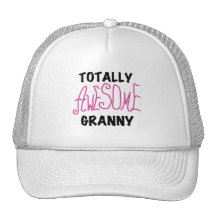 Totally Awesome Granny Pink Tshirts and GIfts Mesh Hat