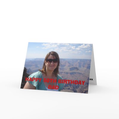totally california 168, HAPPY 50TH BIRTHDAY DAD Cards by katieanderin