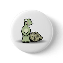 Totally Naked Tortoise Button