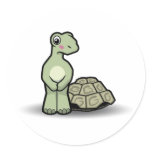 Totally Naked Tortoise Sticker