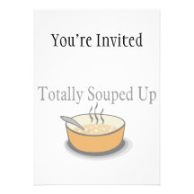 Totally Souped Up Personalized Announcement