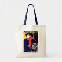 Tote:  Aristide Bruant by Toulouse-Lautrec Bags
