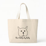 Tote bag black/cartoon