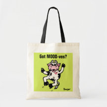 Tote Bag - Got MOOOves? Dancing Cow