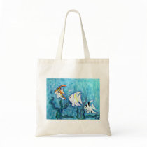 Tote Bag -Tropical Angel Fish