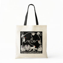 Tote: Jugendstil - Affentheater Canvas Bags
