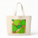 Tote with Bright leaves bags