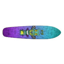 Totem King Turquoise/Purple Skate Deck!