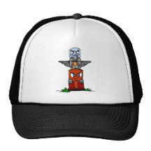 Totem Pole Mesh Hats