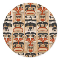 Totem Pole Sticker