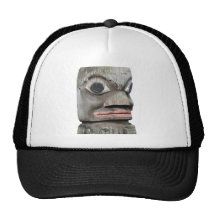 Totem pole trucker hats