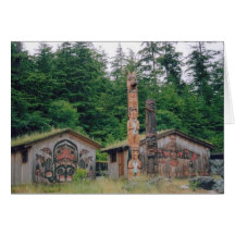 Totem Poles- Alaska Greeting Card