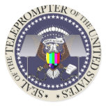 TOTUS THE TELEPROMPTER SEAL stickers