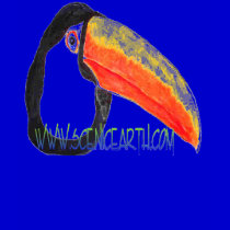 Toucan Bird Jungle Exotic Womens shirt top