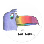 toucan sam, big bird... stickers
