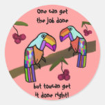 Toucan Teamwork Stickers