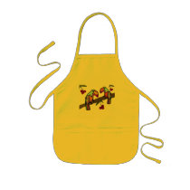 Toucans and berries toddler apron