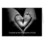 Touched by the fingerprints of God cards