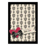 Touched My Heart Gift Tag business cards