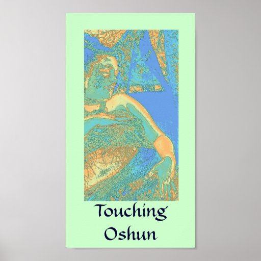 Touching Oshun Poster Print