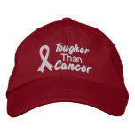 Tougher Than Lung Cancer embroidered hats