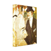 Toulouse-Lautrec - Anglais at Moulin Rouge Canvas Prints