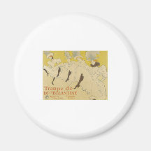 Toulouse Lautrec- La Troupe de Mlle Eglantine 1895 Magnet