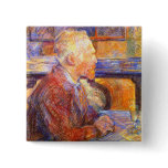 Toulouse-Lautrec Portrait of Van Gogh buttons