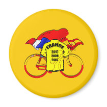 Tour de France champions Spain Yellow Jersey Refrigerator Magnet