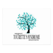 Tourette's Syndrome Tree Postcards
