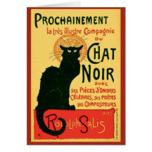 Tournée du Chat Noir, Theophile Steinlen Cards