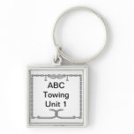 Tow Truck Unit/Key Identifier Keychains