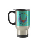 Towards the One turquoise background mug