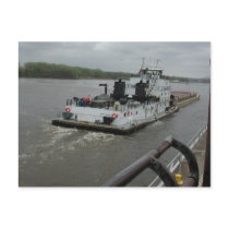 Towboats on the Mississippi Post Card