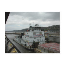 Towboats on the Mississippi Postcard
