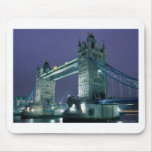 Tower Bridge at night, London, England mousepads