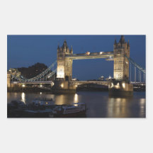 Tower Bridge at Night Stickers
