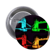 Tower Bridge Collage Button
