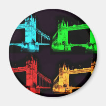 Tower Bridge Collage Magnets