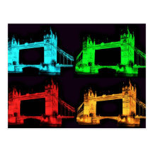 Tower Bridge Collage Post Card