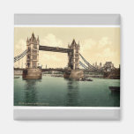 Tower Bridge, III. (open), London, England rare Ph Magnets