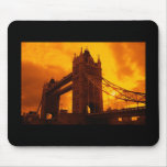 Tower Bridge Orange Light Mouse Pad