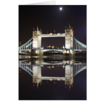 Tower Bridge Reflected Card